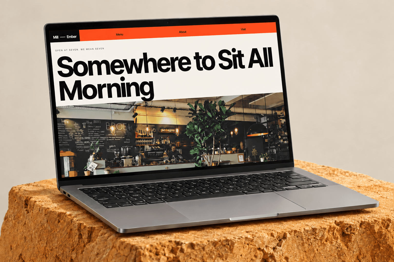 Mill & Ember website, built by Makra